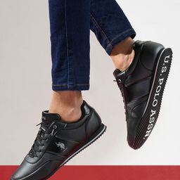U.S. Polo Assn. Men Black  MARVIN PU Smart Casual Oxfords-image-34