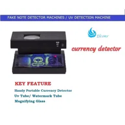 ELCONS Currency Detector 4 W Lamp FND Green Countertop Counterfeit (UV, WM, MG) image 4