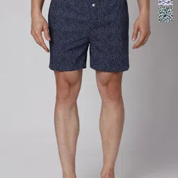 URBAN SCOTTISH Pack Of 3 Printed Cotton Boxers-image-16