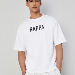 Kappa White Regular Fit Printed T-Shirt-image-27