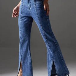 Miss Chase Navy Stripes Jeans-image-37