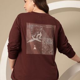 Sztori Plus Size Graphic Print Lonlgine Sweatshirt-image-87
