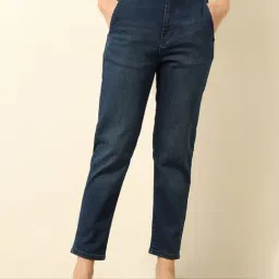 U.S. Polo Assn. Navy Cotton Mom Fit Jeans-picture-5