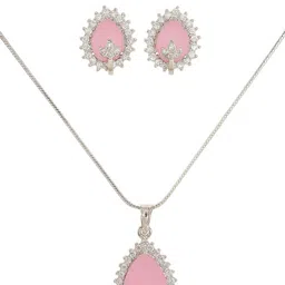 DENICRAAS Artificial Stones Studded Jewellery Set-picture-4