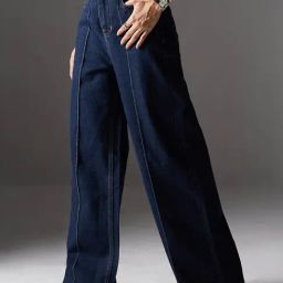 Miss Chase Blue Solid Jeans-picture-11