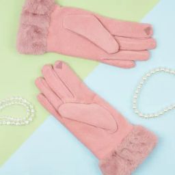 Forever Glam by Pantaloons Pink Solid Gloves-image-70