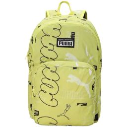 Puma Green Printed Laptop Backpack-34