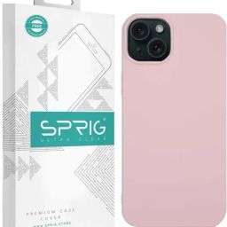 Sprig TPU Matte Back Cover for Apple iPhone 15 Plus (Pink)-image-96