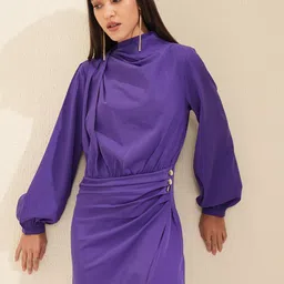 ESPYR By Tokyo Talkies Cowl Neck Jumpsuit-picture-41