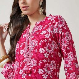 Soch Fuchsia Pink Printed Tunic image 5