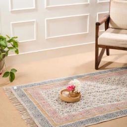 Fabindia Chitesh Multicolor Cotton Printed Dhurrie-18