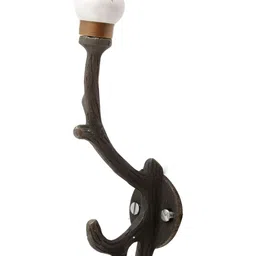IndianShelf Pink & White Ceramic Star Tree Cloth Hanger for Wall Hooks for Kitchen-image-93