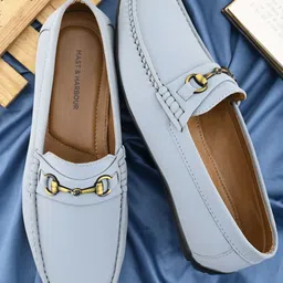 Mast & Harbour Men Round Toe Lightweight Loafers-picture-29