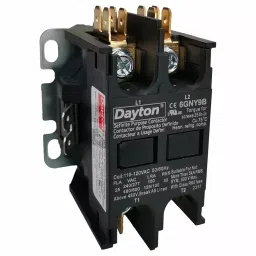 Dayton 120 V AC Non-Re Versing 2 Poles Definite Purpose Magnetic Contactor, 6GNY9-10