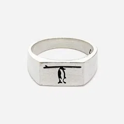 Sanjog Silver-Plated Finger Ring-17