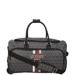 Guess Charcoal Logo  Duffle Bag-15