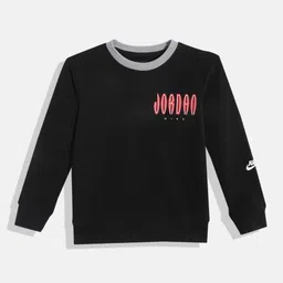 Jordan Boys Black Printed Sweatshirt-image-7