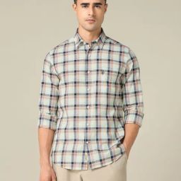 U.S. Polo Assn. Denim Co. Multicoloured Cotton Regular Fit Checks Shirt-picture-28