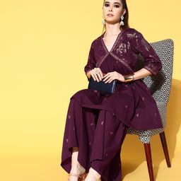Ahalyaa Women Floral Printed Kurti with Sharara-image-70