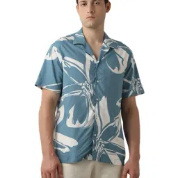 SELECTED HOMME Blue Regular Fit Printed Shirt-picture-22