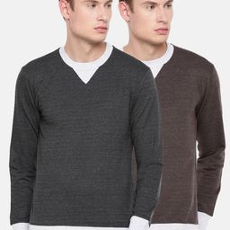 ARISE Men Pack of 2 Solid Sweatshirts-image-34
