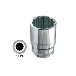 Eastman 12.7 mm (1/2 Inch) Drive Hex Socket 19 mm E-2201-17
