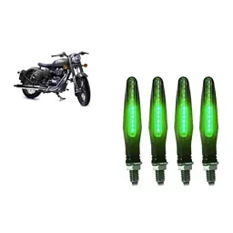 Cartronics Pen Type Green LED Indicator for Royal Enfield Classic 500 (Pack of 4 Pcs)-39