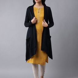 W Women Longline Cardigan-image-79