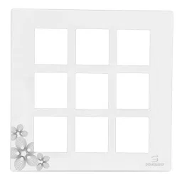 Standard by Havells Combined Plate 18 M IVY Series Ivy Crest Blossom, ASYPLOBV18-30