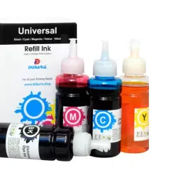 Dubaria Refill Ink For Use In Epson L380 Multi-Function Printer + Tri Color Combo Pack Ink Cartridge image 3