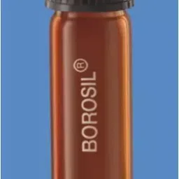 Borosil Flat Bottom With Screw Cap and Liner (O.D Length 25 x 95 mm)-29