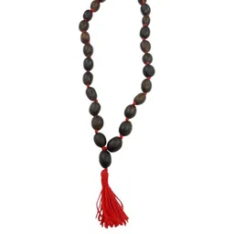 numeroastro Unisex Black Metal Lotus Seeds Mala Necklace-picture-30