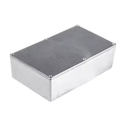RS PRO Silver Aluminium Alloy Enclosure, IP65, Silver Lid, 222.5 x 145.8 x 54.7mm Model No 1610918-image-16