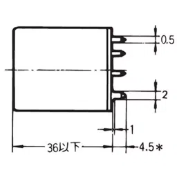 Omron Bi-Power Relay AC 100/110 V Printed circuit board terminal, LY4-0 AC100/110-picture-45
