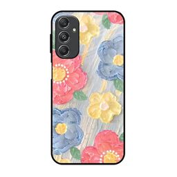 QRIOH Floral Printed Samsung Galaxy M34 5G Back Case Mobile Accessories-image-63