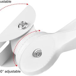 bectro Heavy Duty Metal Wall Mounting Bracket/Stand 11" for Bullet Camera & Housing (Enclosure), Universal Indoor & Outdoor Usage, Compatible with 1MP to 12MP Resolution Camera (Pack of 2 Pcs.) image 4