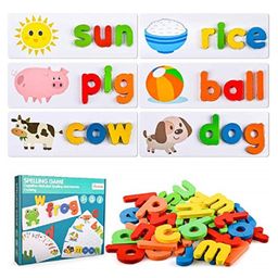Chocozone Spelling Games Word Matching Letter Puzzles Toddler Toys - Multicolour-21
