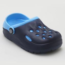 Priaansha Kids Perforrated Slingback Unisex Clogs - Navy Blue-image-59