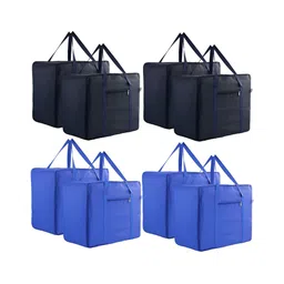 Aura Navy Blue & Black 8 Pieces Multi-Utility Organisers-image-43