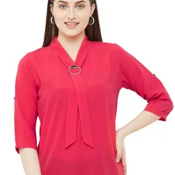 G0-4 IT Women Embellished Georgette Top-picture-1