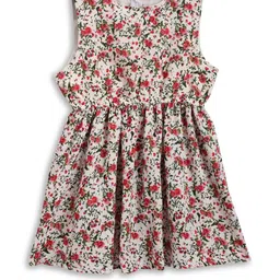 YK Floral Print Crepe A-Line Dress-picture-47
