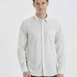 ROCKING SWAMY Men Printed Spread Collar Cotton Shirt-image-79