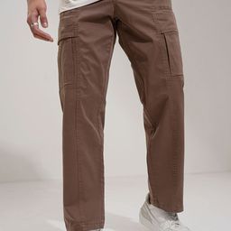 HIGHLANDER Men Comfort Straight Fit Cargos-image-22