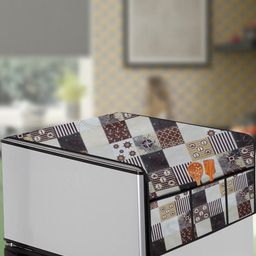 The Furnishing Tree Grey Printed Refrigerator Cover-picture-6