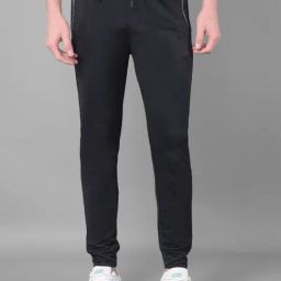Force NXT Black Regular Fit Sports Joggers-image-82