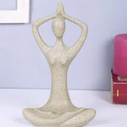 Tayhaa Off White Stone Dust Praying Woman - Set of 1-image-99