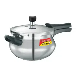 Prestige Deluxe Plus Silver Aluminium Outer Lid Mini Pressure Handi (3 Litre)-17