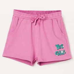 Fame Forever by Lifestyle Kids Lavender Cotton Printed Shorts-image-52