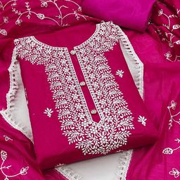 SAINOOR Embroidered Unstitched Dress Material-picture-45