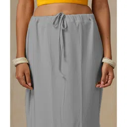Swtantra Women Grey Knit Petticoat with Drawstring Shapewear-image-96